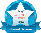 AVVO Clients Choice Award for Criminal Defense
